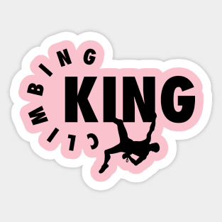 Climbing King Sticker